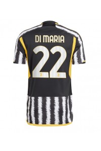 Juventus Angel Di Maria #22 Voetbaltruitje Thuis tenue 2023-24 Korte Mouw